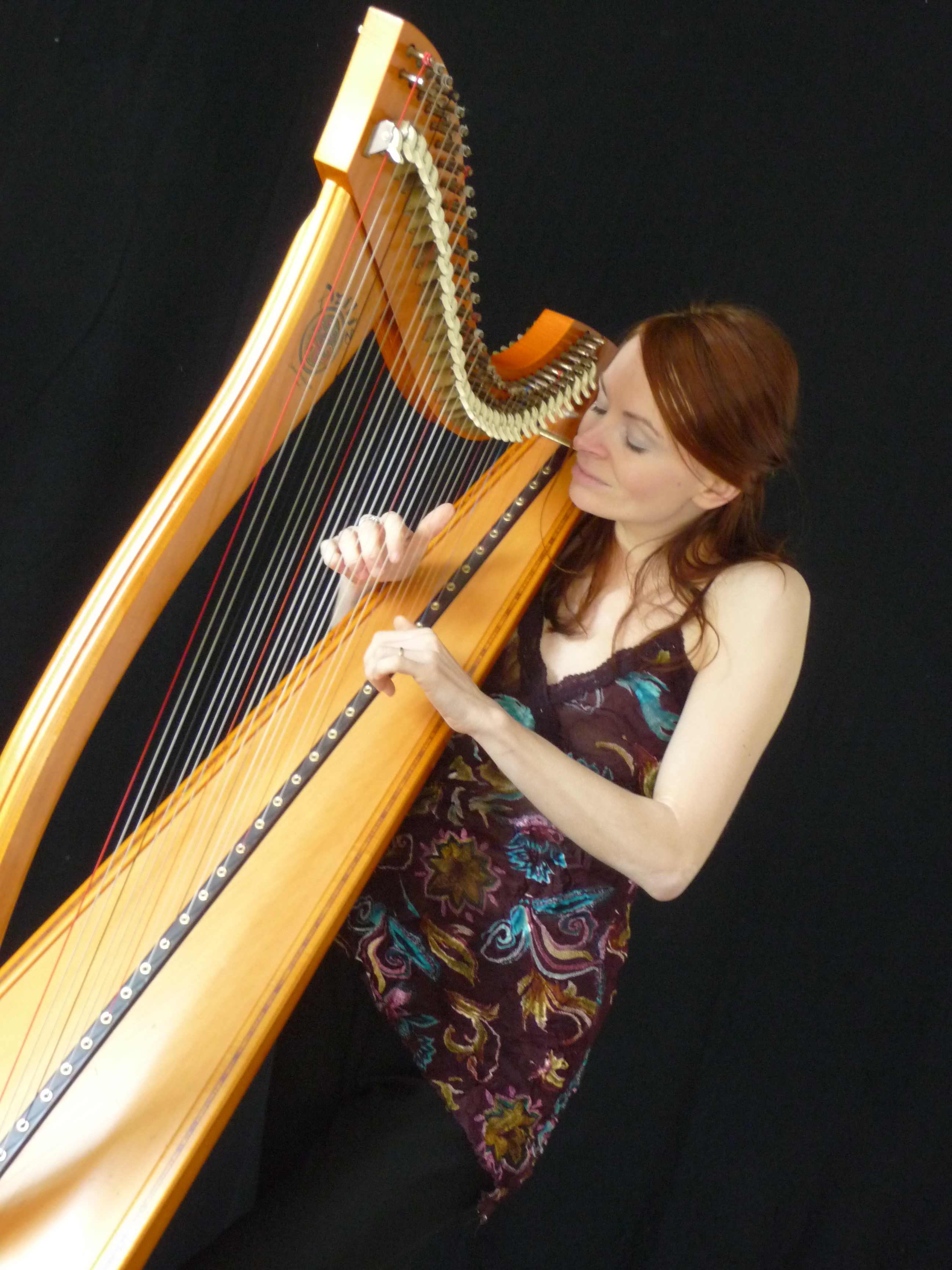 Gwenael Kerleo harpiste. Concert du 25 août 2018