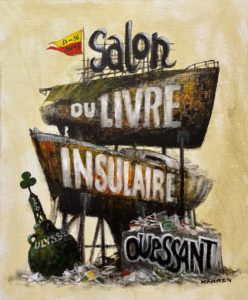 Affiche salon livre insulaire Ouessant 2022